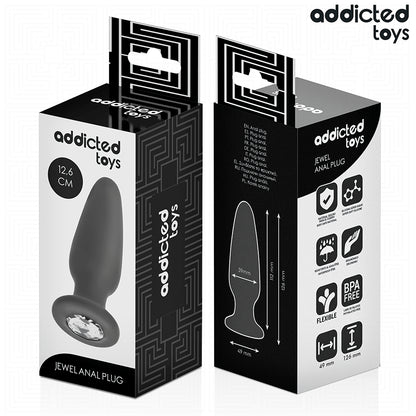 ADDICTED TOYS PLUG ANAL COM JOIA TAMANHO L 126 CM