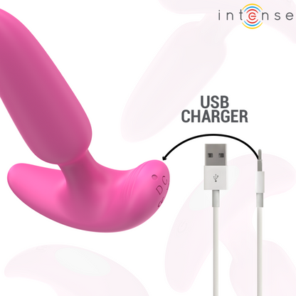 INTENSE ROSS ANAL PLUG 10 VIBRAyoES ROSA CONTROLE REMOTO