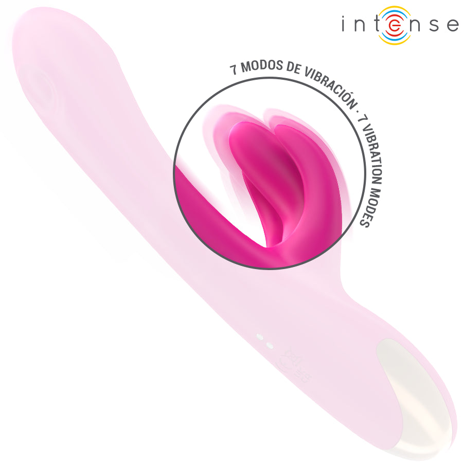 INTENSE BRITNEY MULTIFUNCIONAL RABBIT VIBRADOR 23 CM ROSA