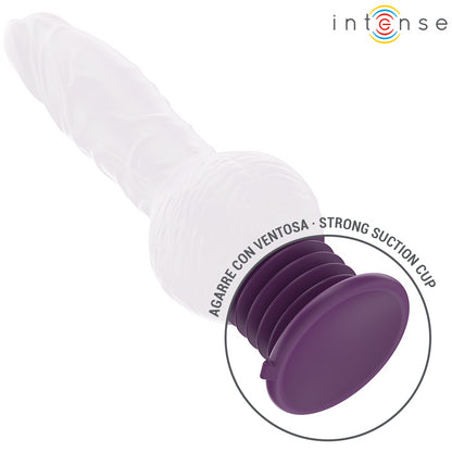 INTENSE VIBRADOR MULTIFUNCIONAL TATUM COM VIBRAyaO PARA CIMA E PARA BAIXO 24 CM ROXO