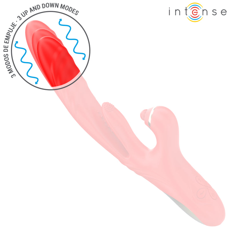 INTENSE ROSALIA VIBRADOR MULTIFUNCIONAL 3 EM 1 VERMELHO