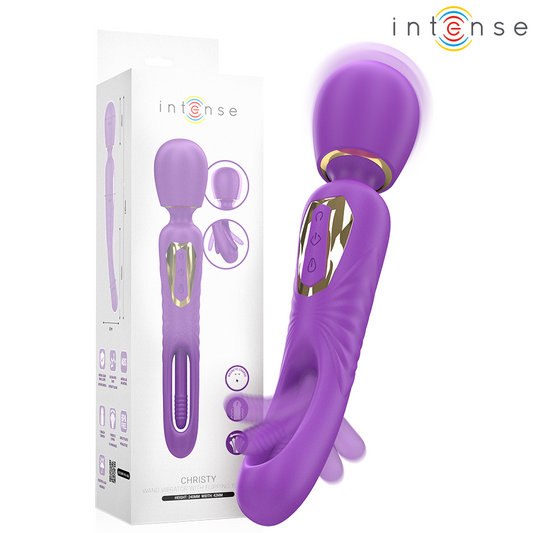 INTENSE VARINHA VIBRAToRIA CHRISTY COM LiNGUA QUE GIRA