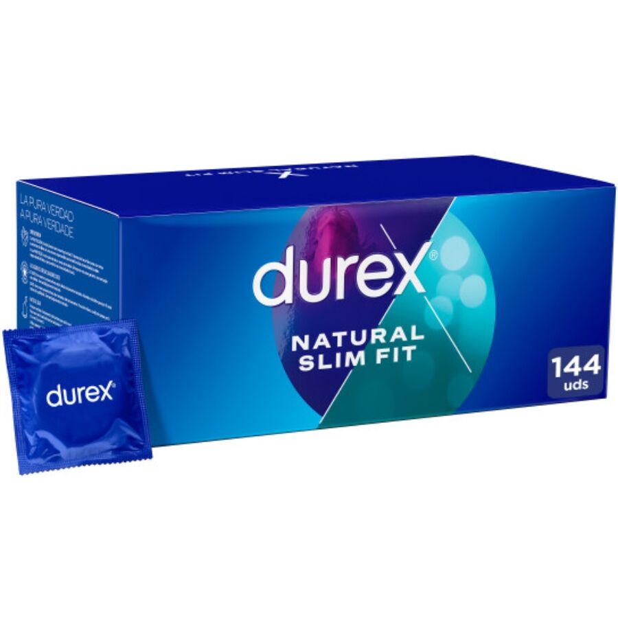 DUREX NATURAL SLIM FIT BaSICO 144 UNIDADES