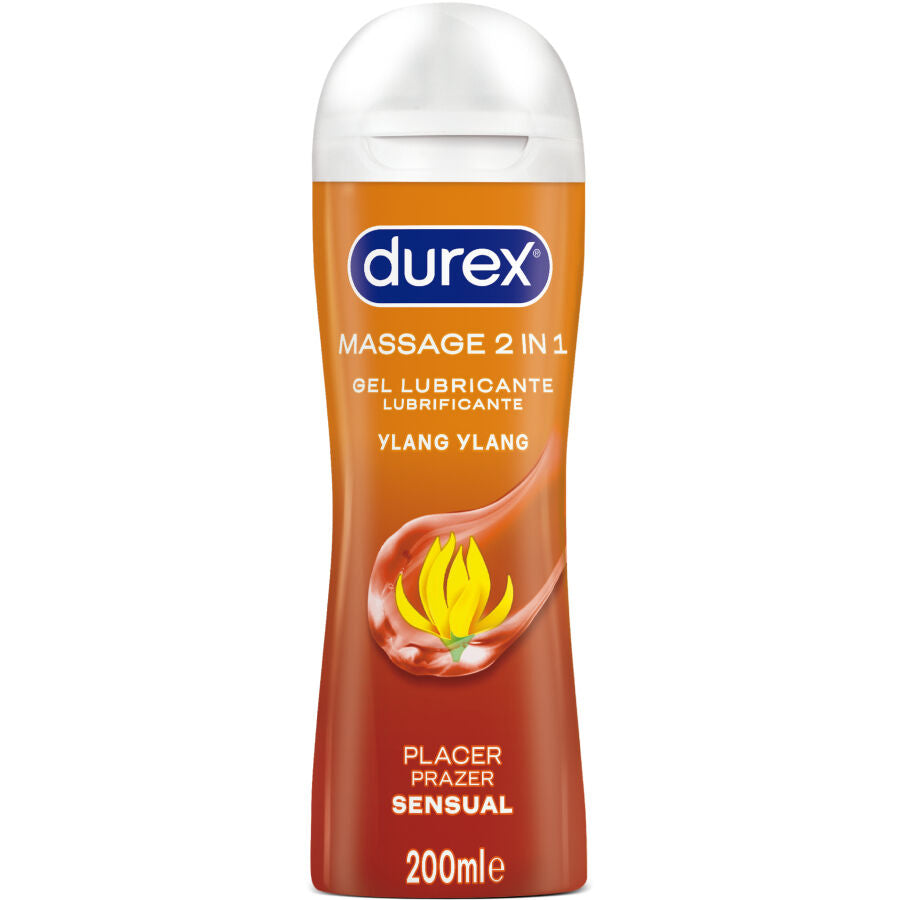 DUREX GEL LUBRIFICANTE PARA MASSAGEM SENSUAL YLANG YLANG 200 ML
