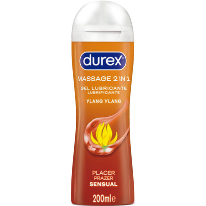 DUREX GEL LUBRIFICANTE PARA MASSAGEM SENSUAL YLANG YLANG 200 ML