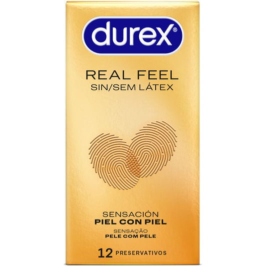 DUREX CAMISINHAS REAL FEEL SEM LaTEX 12 UNIDADES