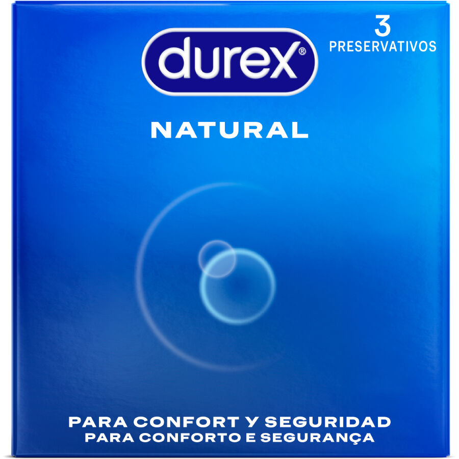 DUREX PRESERVATIVOS NATURAIS 3 UNIDADES