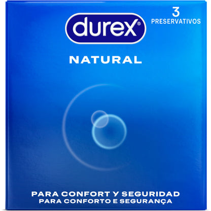 DUREX PRESERVATIVOS NATURAIS 3 UNIDADES