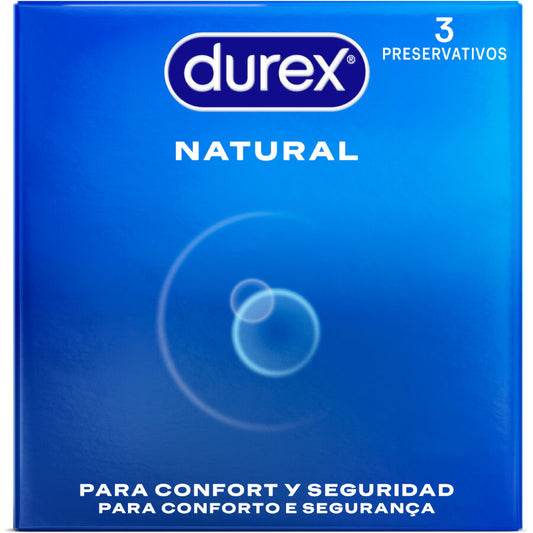 DUREX PRESERVATIVOS NATURAIS 3 UNIDADES