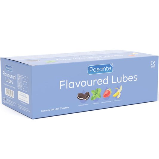 PASANTE LUBRIFICANTES SABOR CAIXA 144 UNIDADES 5 ML