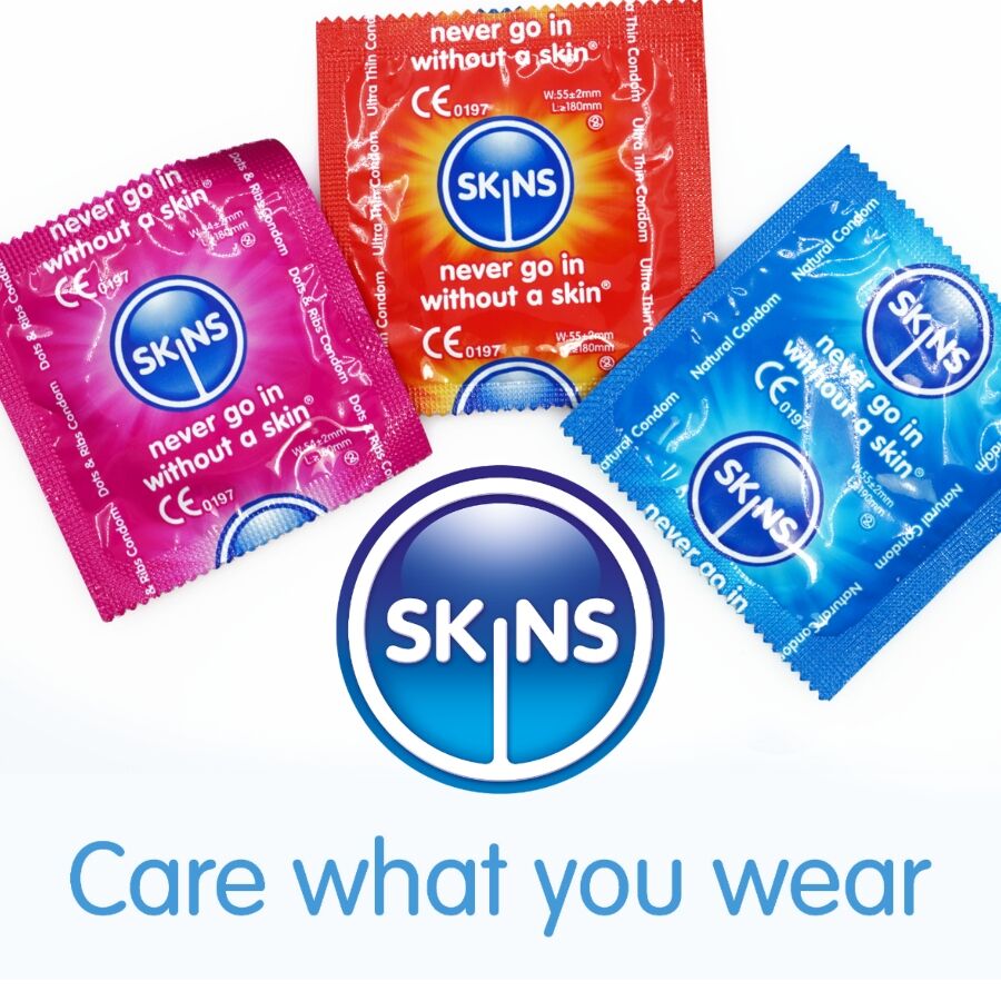 SKINS PACOTE COM 16 PRESERVATIVOS PREMIUM VARIADOS