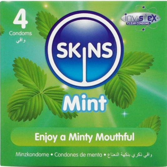 SKINS PRESERVATIVOS MINT PREMIUM PACOTE 4