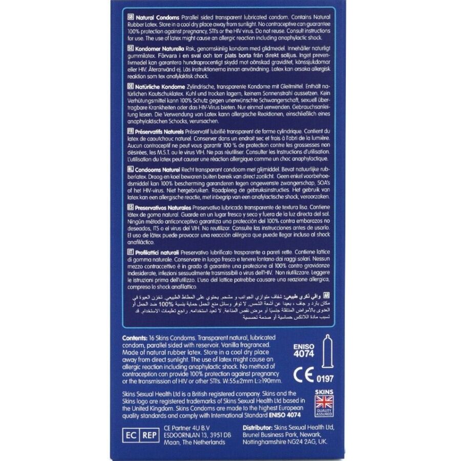 SKINS PRESERVATIVOS NATURAIS PREMIUM PACOTE 16
