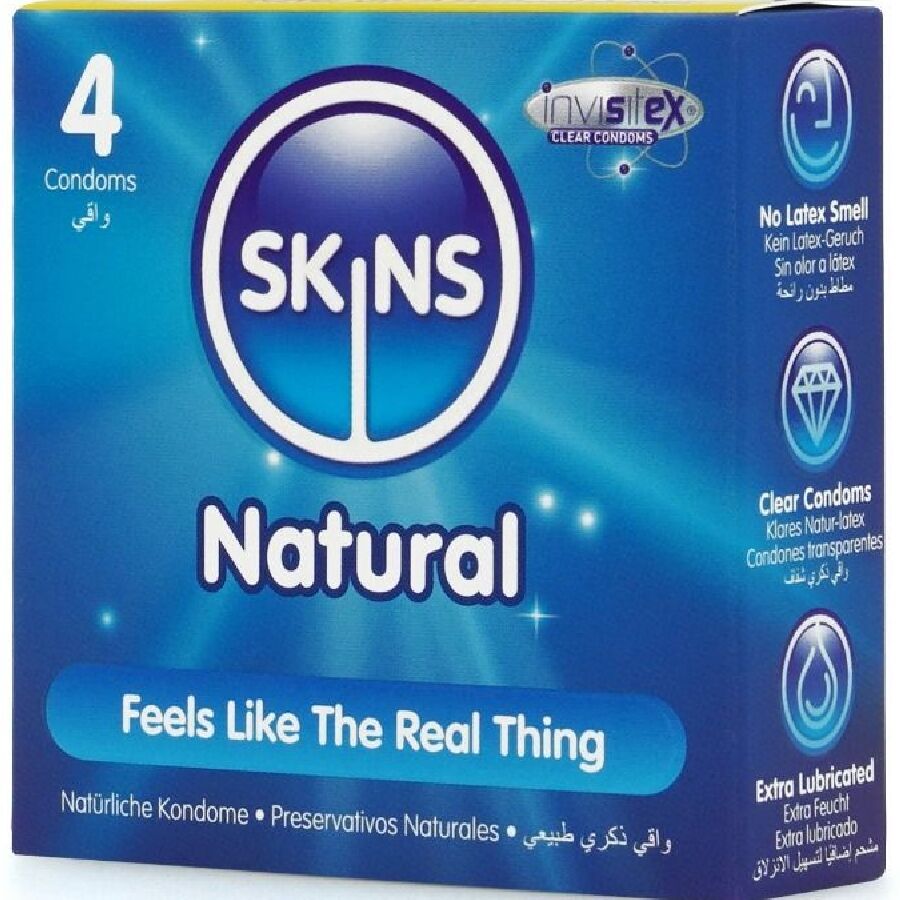 SKINS PRESERVATIVOS NATURAIS PREMIUM PACOTE 4