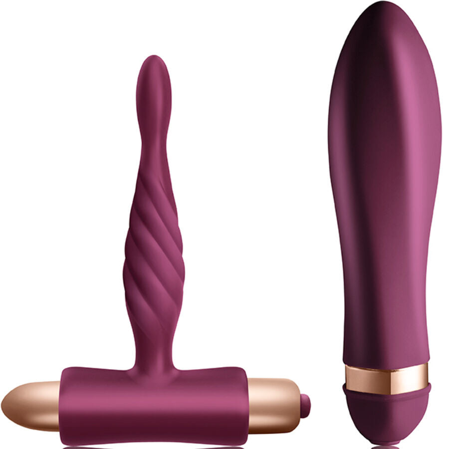 CLIMAXIMUM KIT DARE VIBRADOR TORCIDO PLUG ANAL INICIANTES