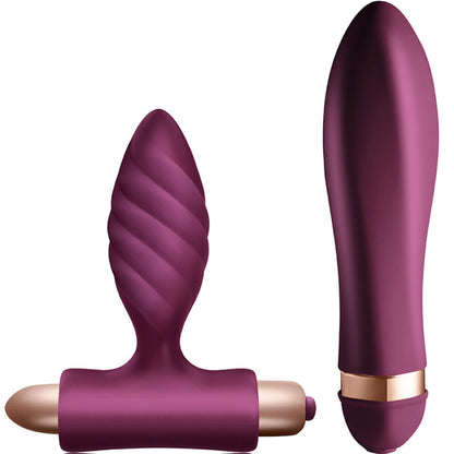 CLIMAXIMUM KIT DESIRE VIBRADOR TORCIDO PLUG ANAL