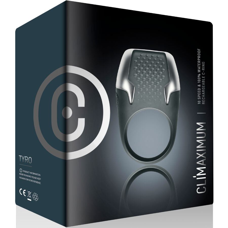 CLIMAXIMUM ANEL VIBRAToRIO PARA PeNIS TYRO COM LUZES DE LED