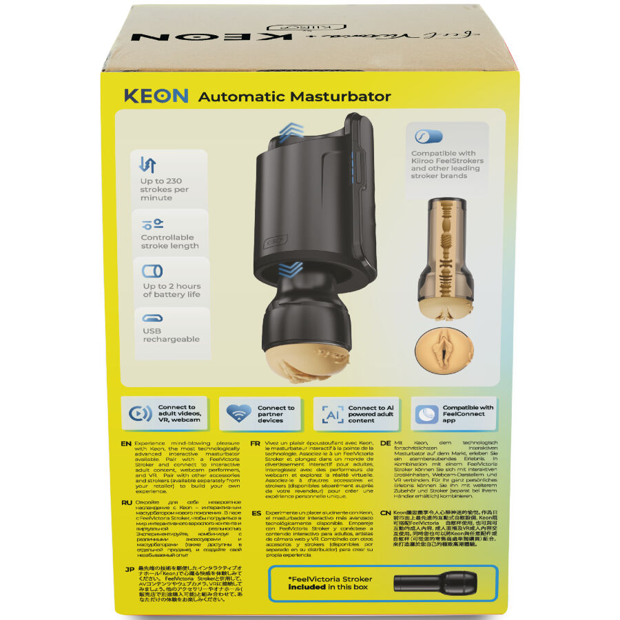KIIROO KEON WIFI COMBO VICTORIA JUNE MASTURBADOR AUTOMaTICO FEEL STROKER