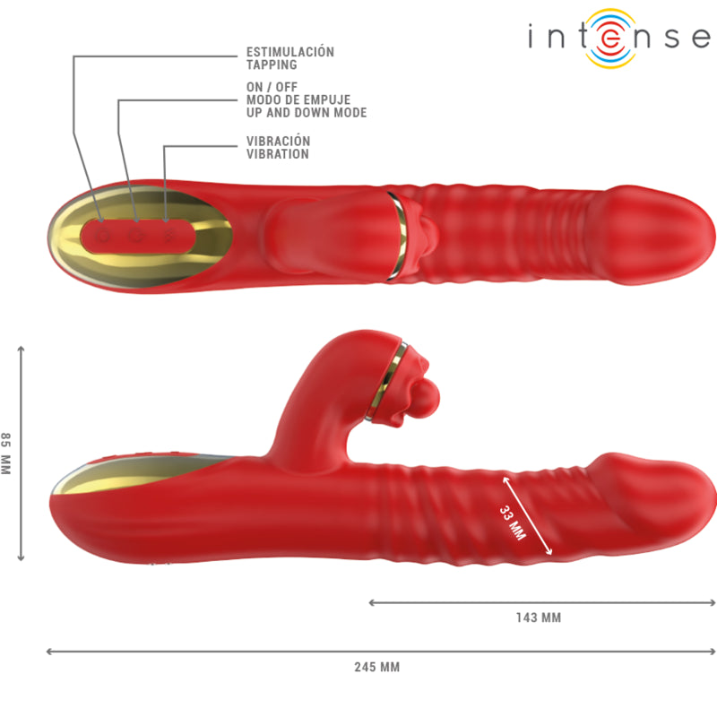 INTENSE THALIA VIBRATION THRUST TAPPING VERMELHO