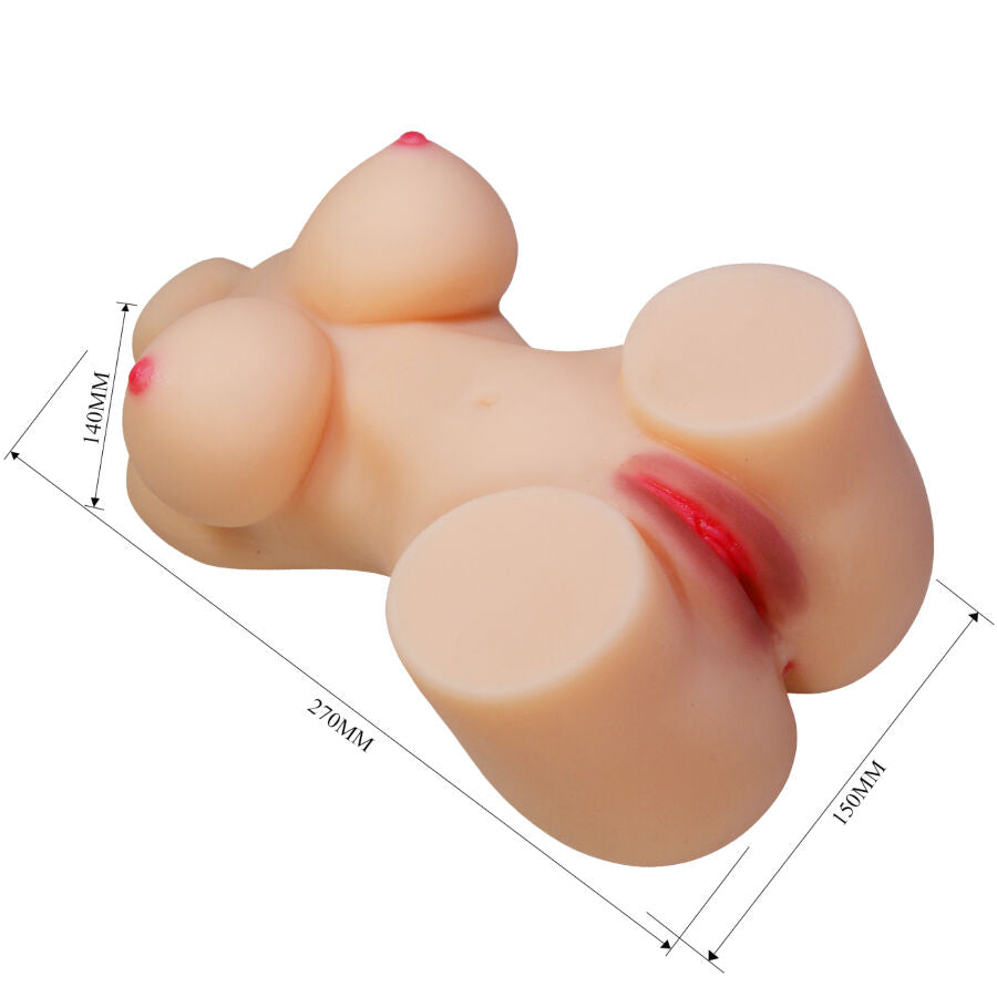 CRAZY BULL HETTY TRONCO FEMININO REALISTA VAGINA E ANAL 19 KG