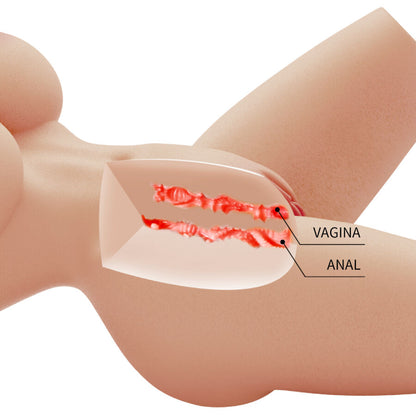 CRAZY BULL LILY TRONCO FEMININO REALISTA VAGINA E ANAL 4 KG