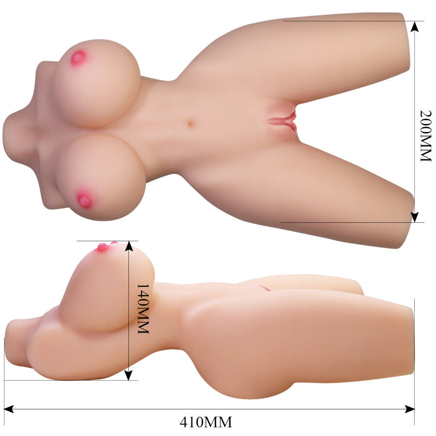 CRAZY BULL LILY TRONCO FEMININO REALISTA VAGINA E ANAL 4 KG