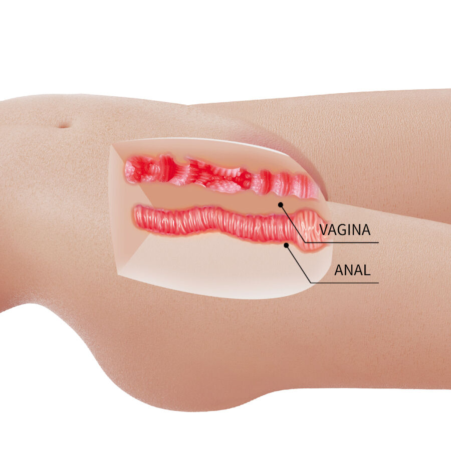 CRAZY BULL MIA TRONCO FEMININO REALISTA VAGINA E ANAL 85 KG