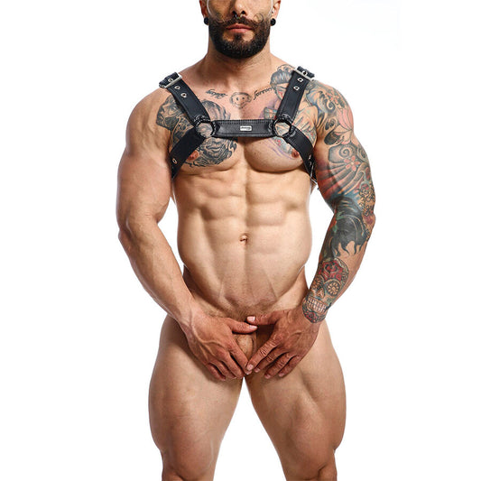 MOB DNGEON BLACK CHAIN HARNESS TAMANHO uNICO