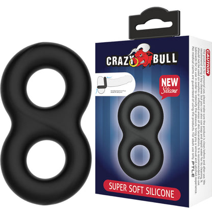 CRAZY BULL ANEL DE SILICONE DUPLO INFINITO