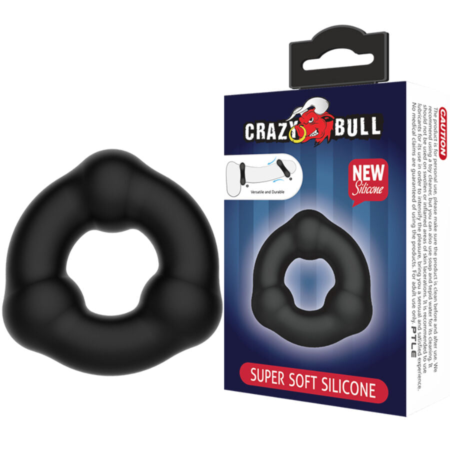 CRAZY BULL ANEL DE SILICONE SUPER MACIO COM NoDULOS