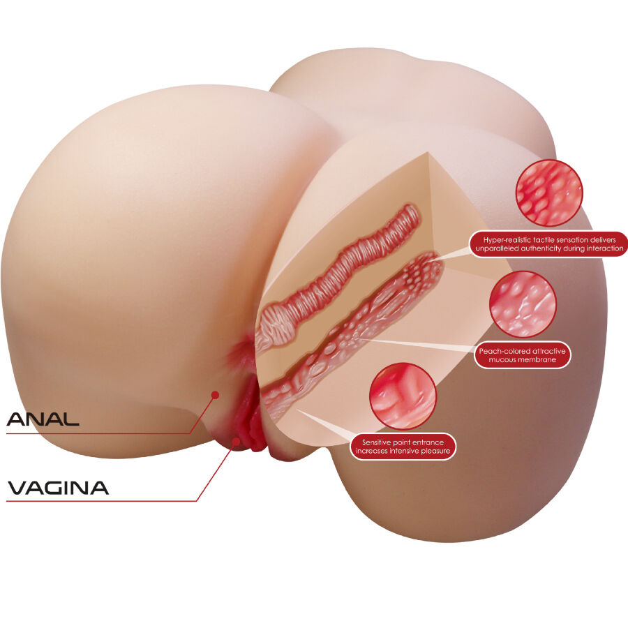 CRAZY BULL JULIA REALISTA FEMININA BUNDA VAGINA E ANAL 11 KG