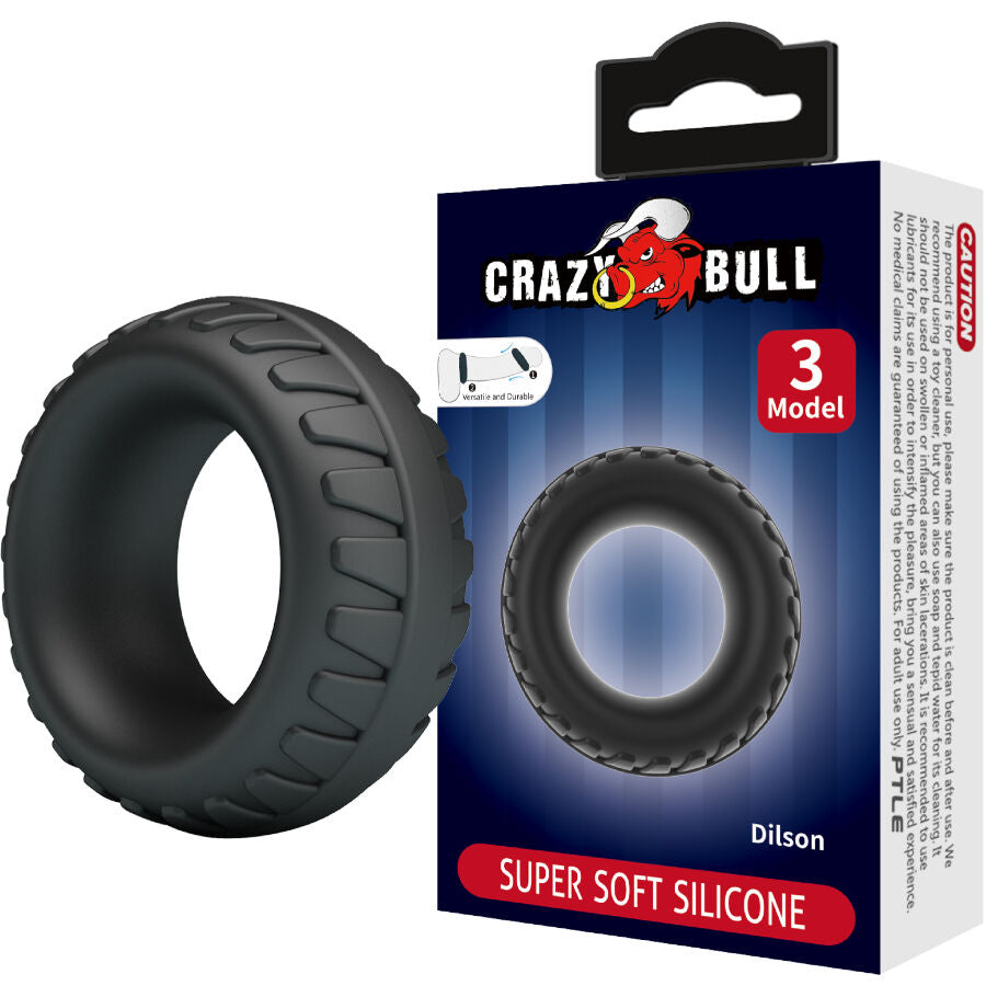 CRAZY BULL ANEL DE SILICONE DILSON MODELO 3