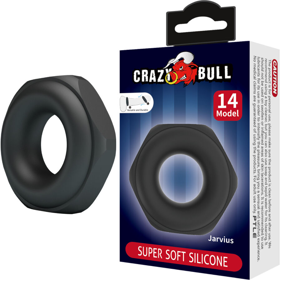 CRAZY BULL ANEL DE SILICONE JARVIUS MODELO 14