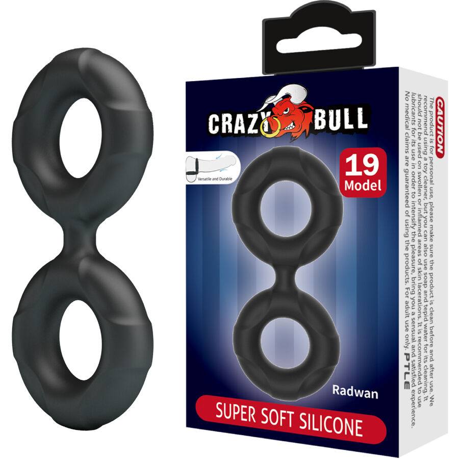 CRAZY BULL ANEL DUPLO DE SILICONE RADWAN MODELO 19