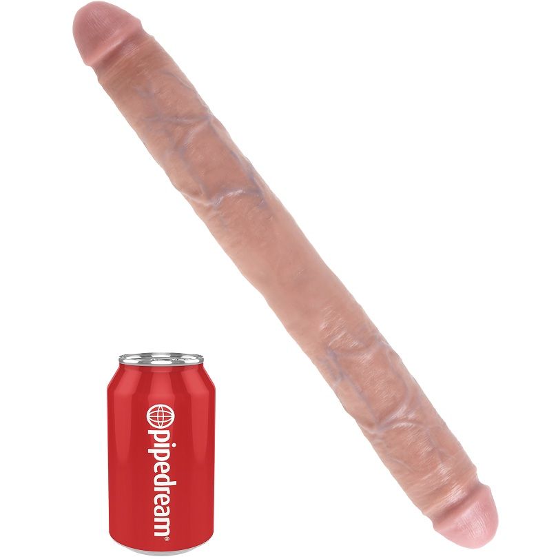 KING COCK THICK DOUBLE DILDO CARNE 406 CM