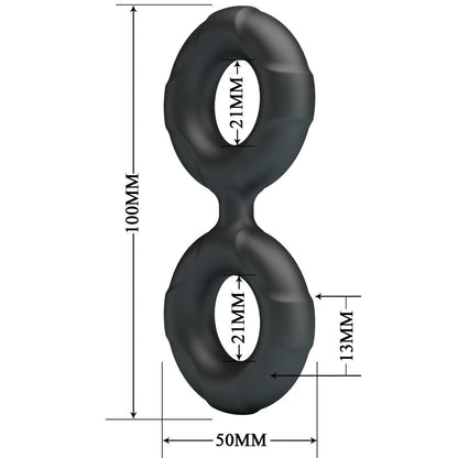 CRAZY BULL ANEL DUPLO DE SILICONE RADWAN MODELO 19