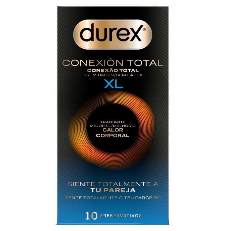 DUREX TOTAL CONNECTION XL ULTRA FINE PLUS SEM LaTEX 10 UNIDADES