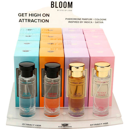EYE OF LOVE BLOOM EXPOSITOR 4X4 PERFUMES 30 ML