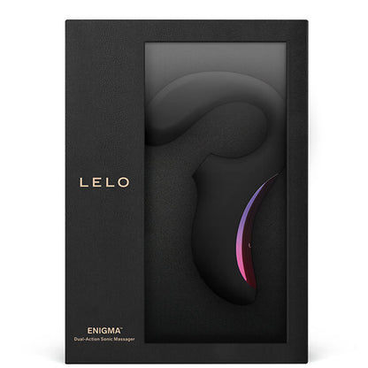 LELO ENIGMA MASSAGER DE ESTIMULAO DE DUPLA SUCO PRETO