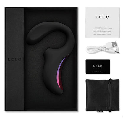 LELO ENIGMA MASSAGER DE ESTIMULAO DE DUPLA SUCO PRETO