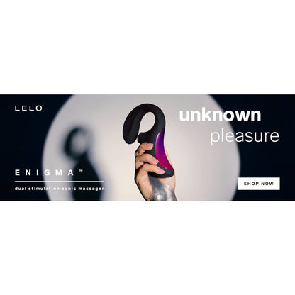 LELO ENIGMA MASSAGER DE ESTIMULAO DE DUPLA SUCO PRETO