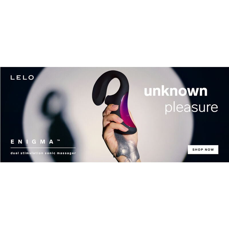 LELO ENIGMA MASSAGER DE ESTIMULAO DE DUPLA SUCO PRETO