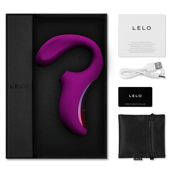 LELO ENIGMA ESTIMULAO DE DUPLA SUCO DEEP ROSE MASSAGER