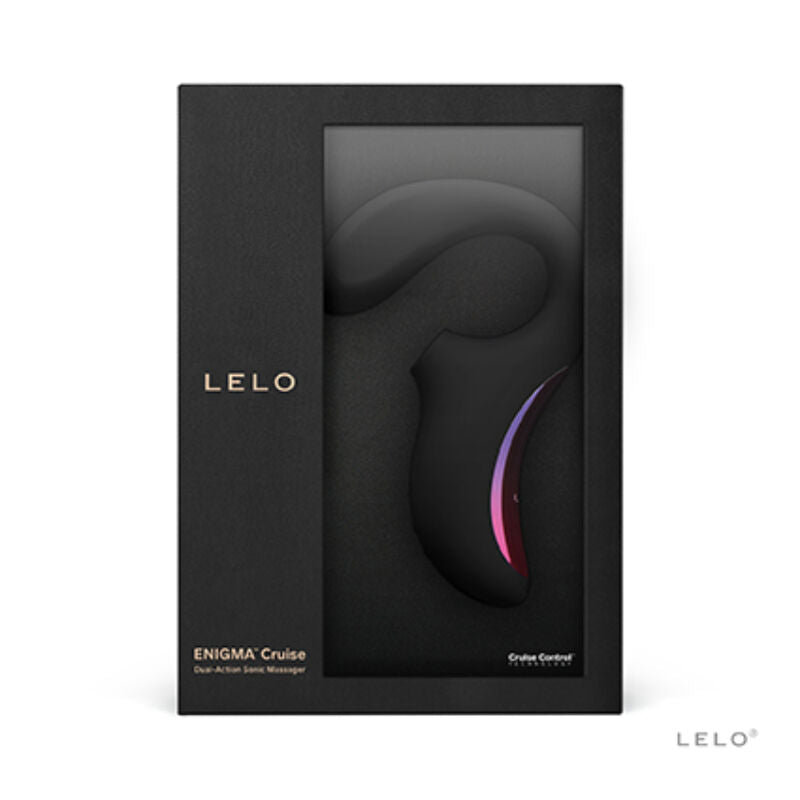 LELO ENIGMA CRUISE DUPLO ESTIMULAO SONIC MASSAGER PRETO