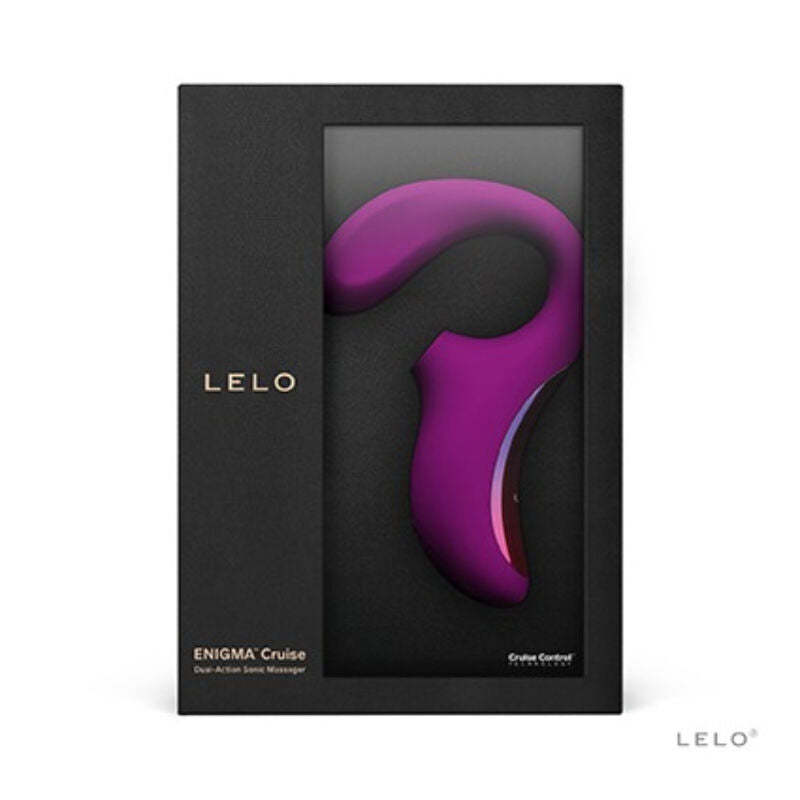 LELO ENIGMA CRUISE ESTIMULAO DUPLA SONIC MASSAGER DEEP ROSE