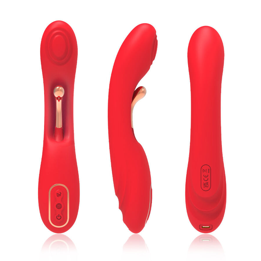 ARMONY VIBRADOR COM LiNGUA OSCILANTE VERMELHO