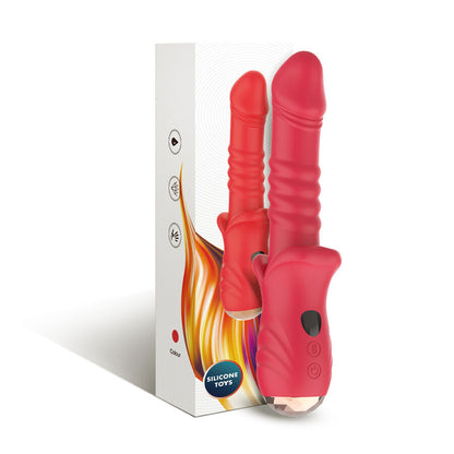ARMONY POINT A ESTIMULANTE VIBRADOR DILDO VERMELHO