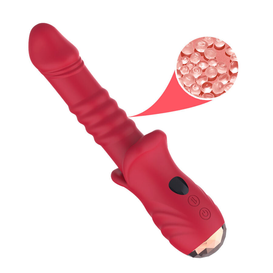 ARMONY POINT A ESTIMULANTE VIBRADOR DILDO VERMELHO