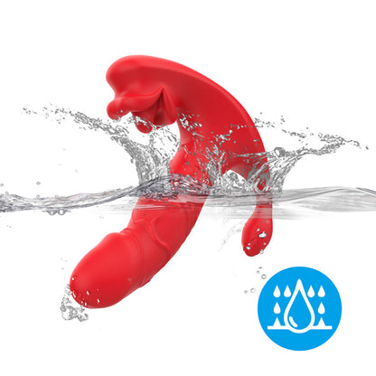 ARMONY VIBRADOR ANAL CALCINHA C E ESTIMULADOR DO PONTO G CONTROLE REMOTO VERMELHO