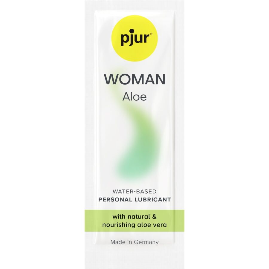 PJUR WOMAN ALOE LUBRIFICANTE BASE DE GUA 2 ML